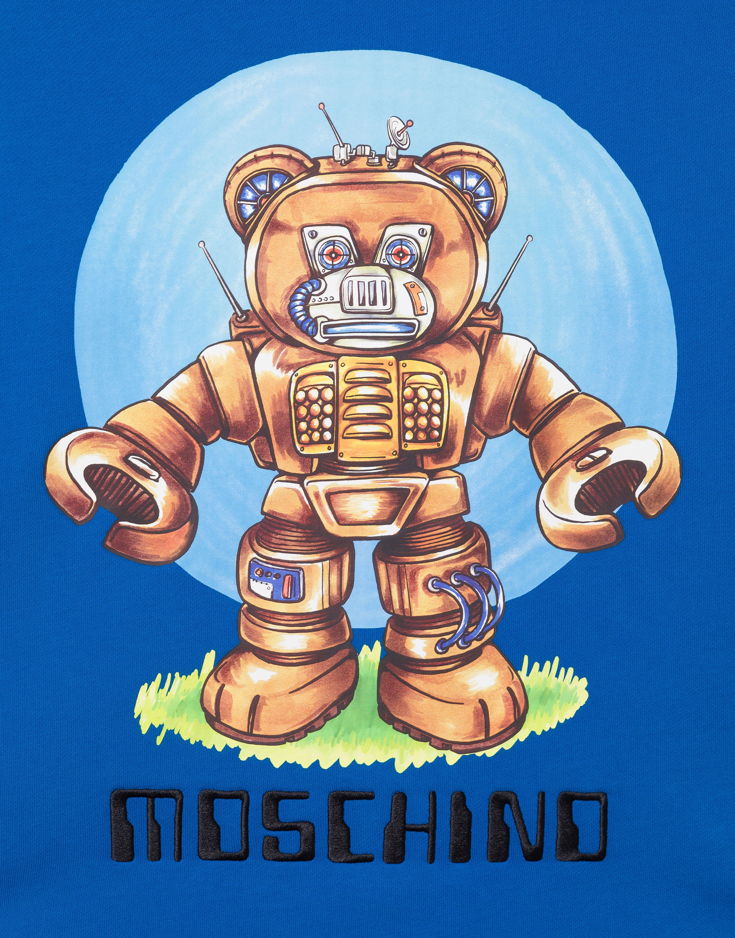 ROBOT BEAR ORGANIC COTTON SWEATSHIRT - 4