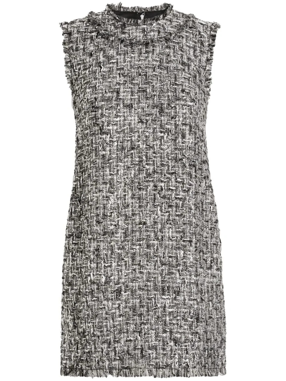 tweed mini dress - 1