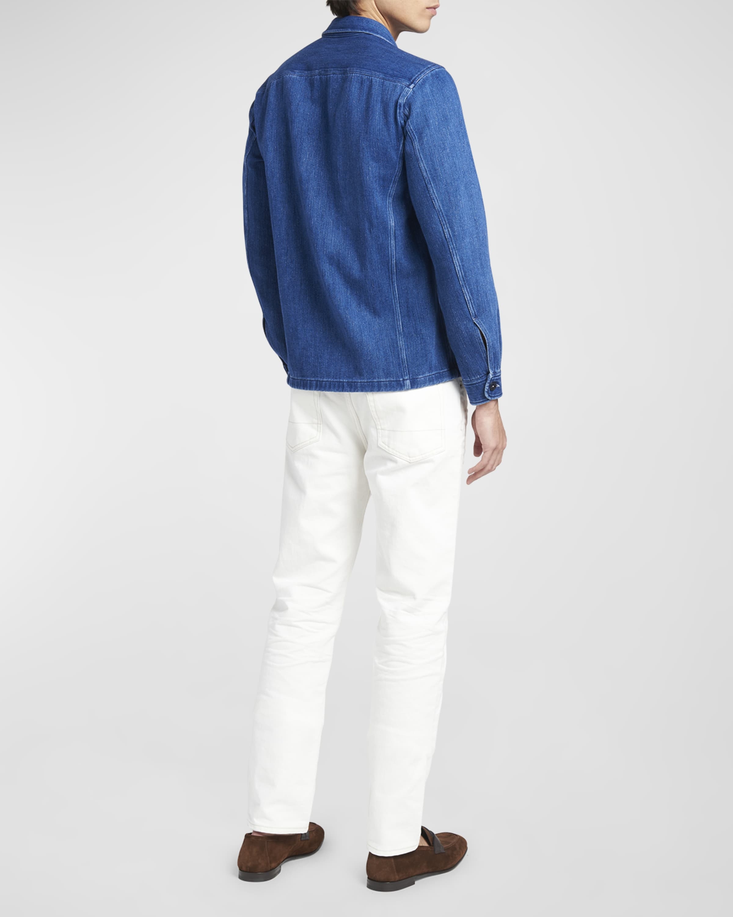 Men's Denim Overshirt - 4