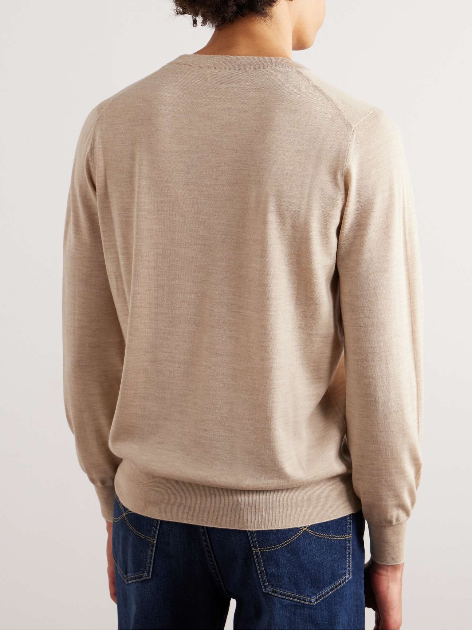 Wool and Cashmere-Blend Sweater - 4