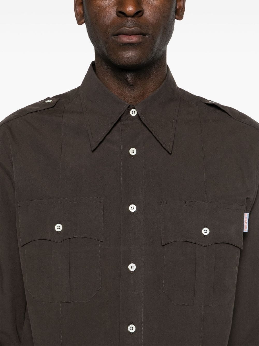Utilitarian poplin shirt - 5