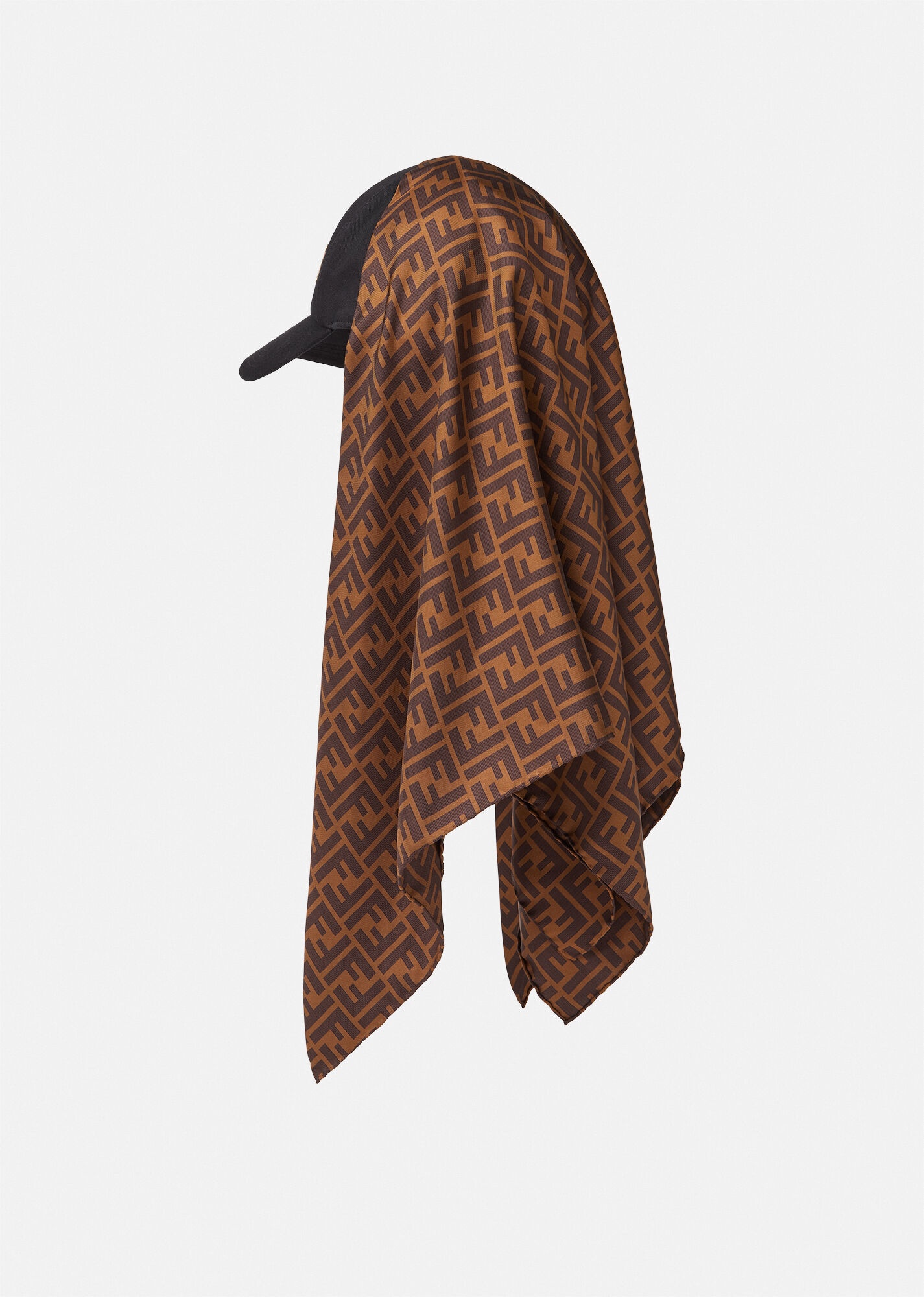 Fendace FF Silk Foulard Cap - 3