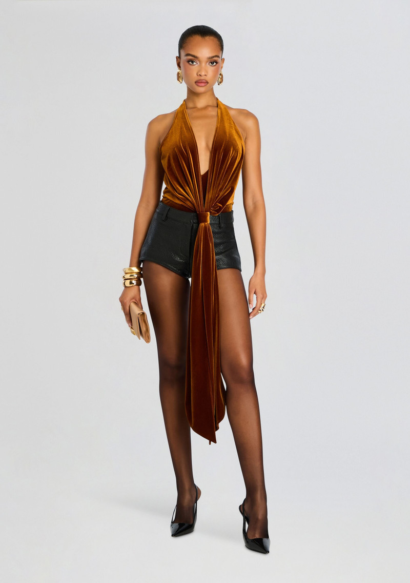 RETROFÊTE VIKA VELVET BODYSUIT outlook