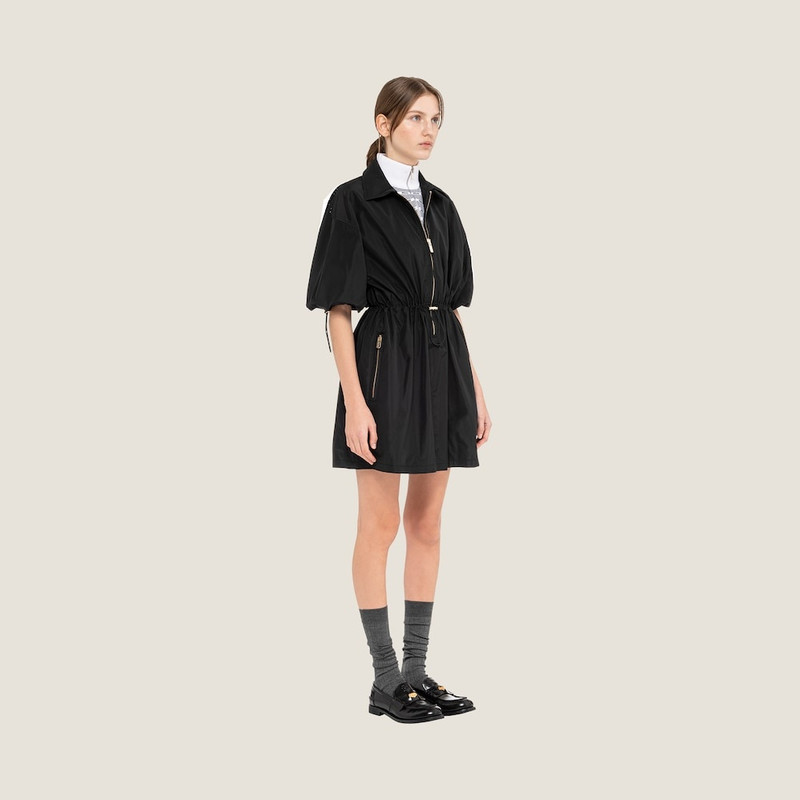 Technical silk mini-dress 5