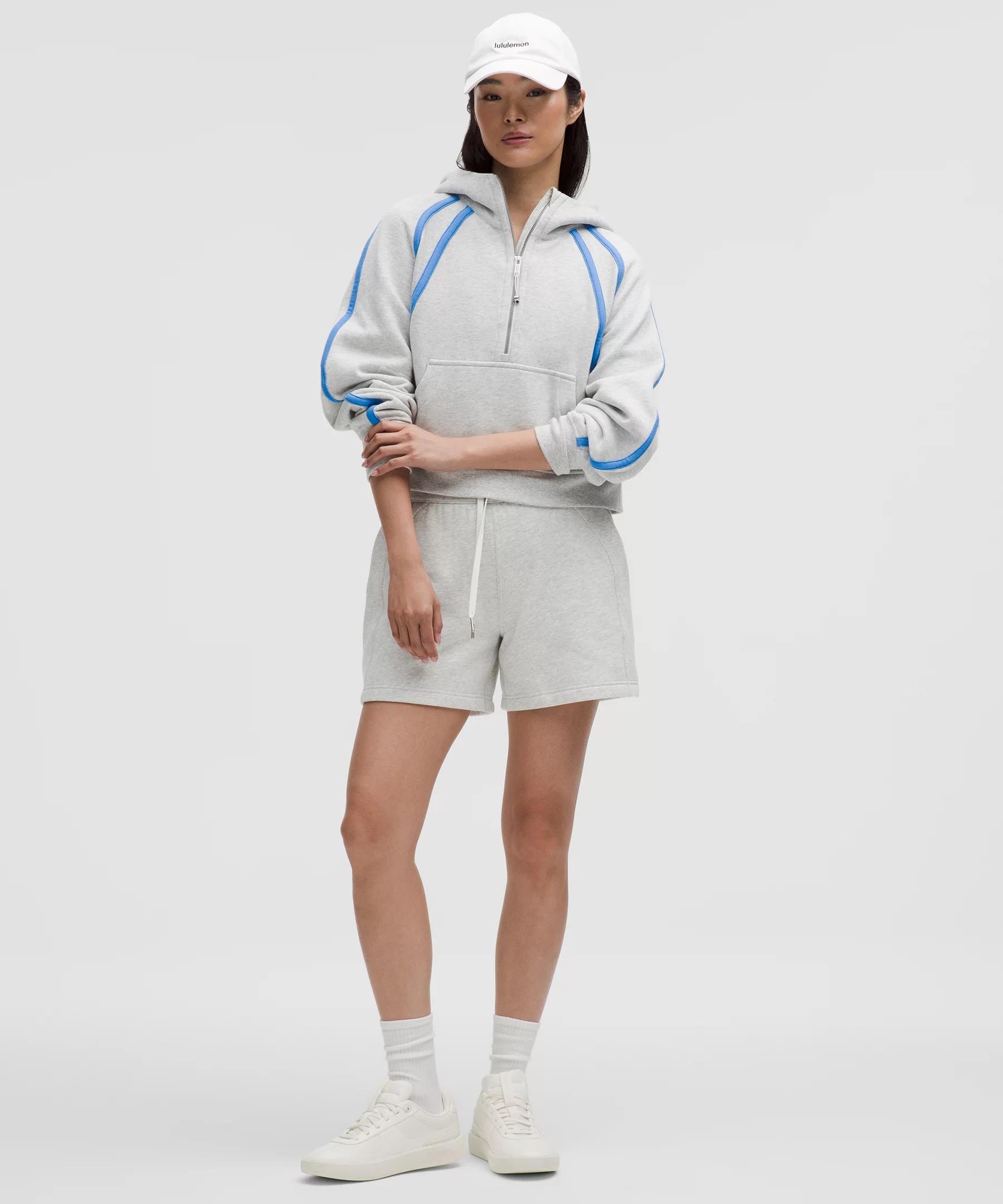 Scuba Oversized Half-Zip Hoodie *Trim - 2