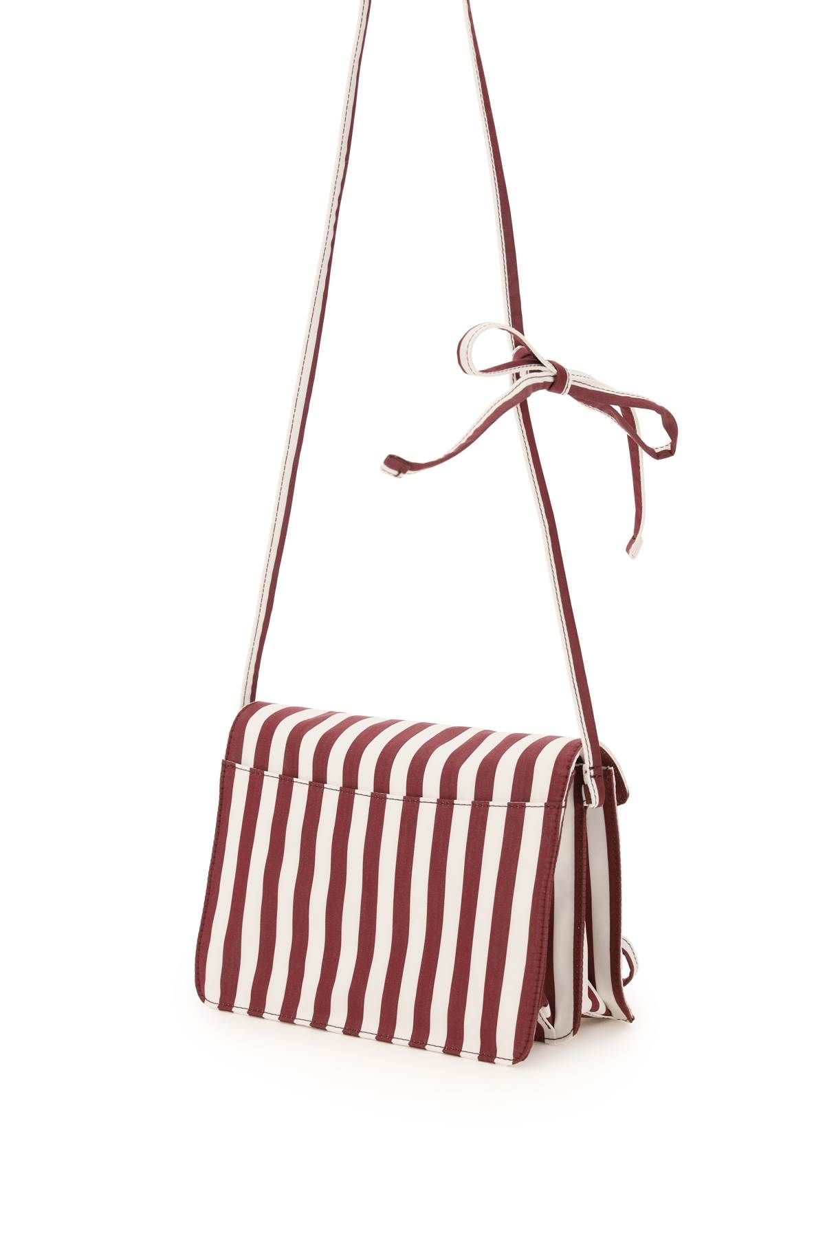 STRIPED CANVAS MEDIUM TRUNK BAG - 2