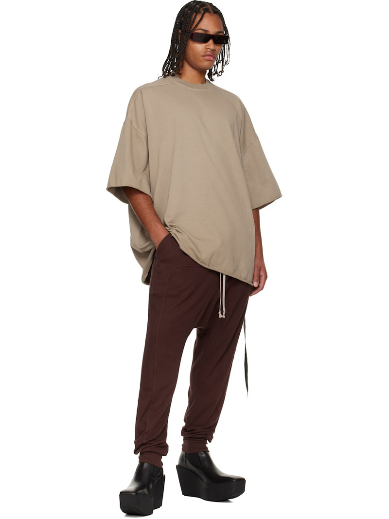 Rick Owens DRKSHDW Taupe Concordians Tommy T-shirt outlook