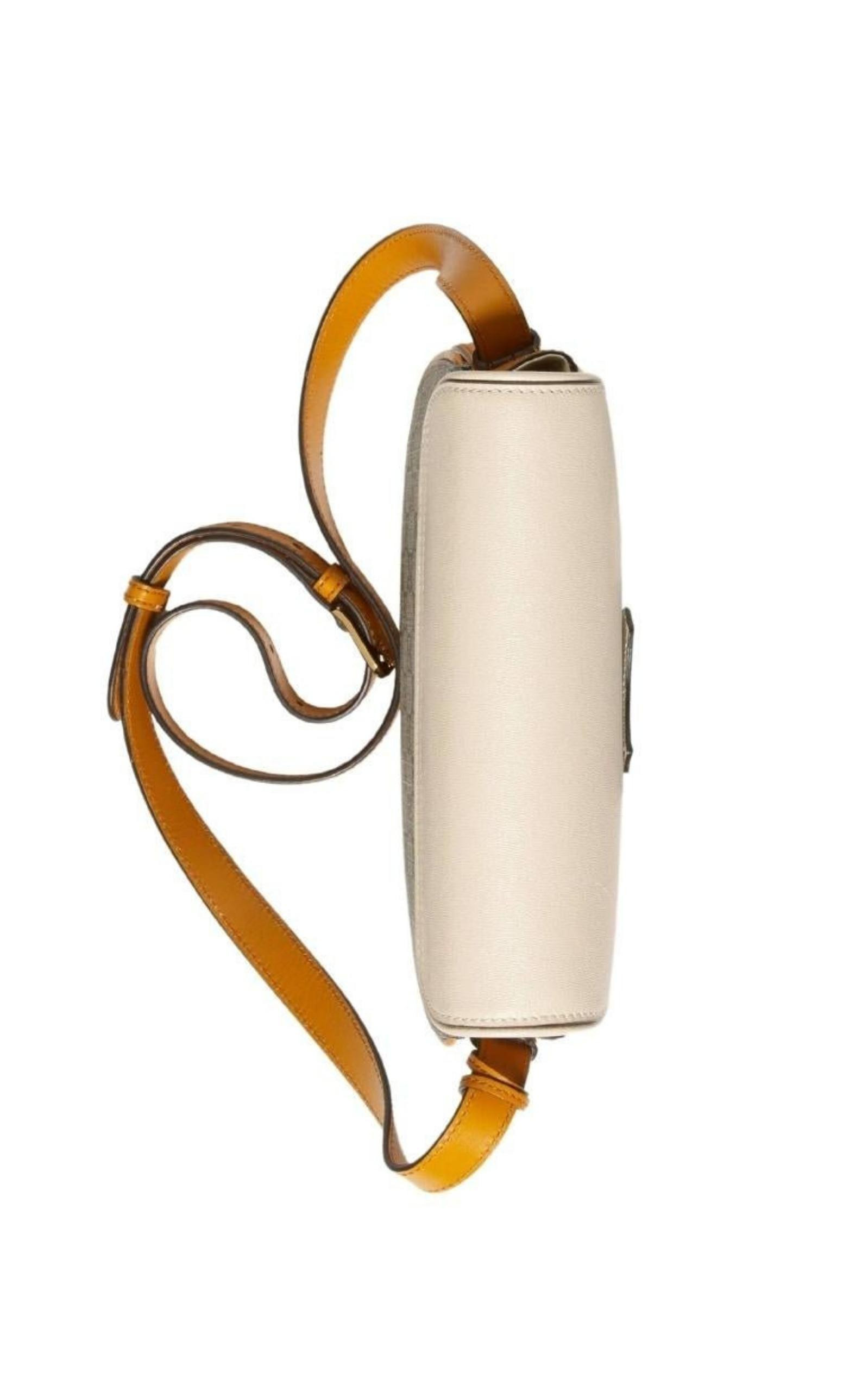 Natural Padlock GG Small Leather Shoulder Bag - 3
