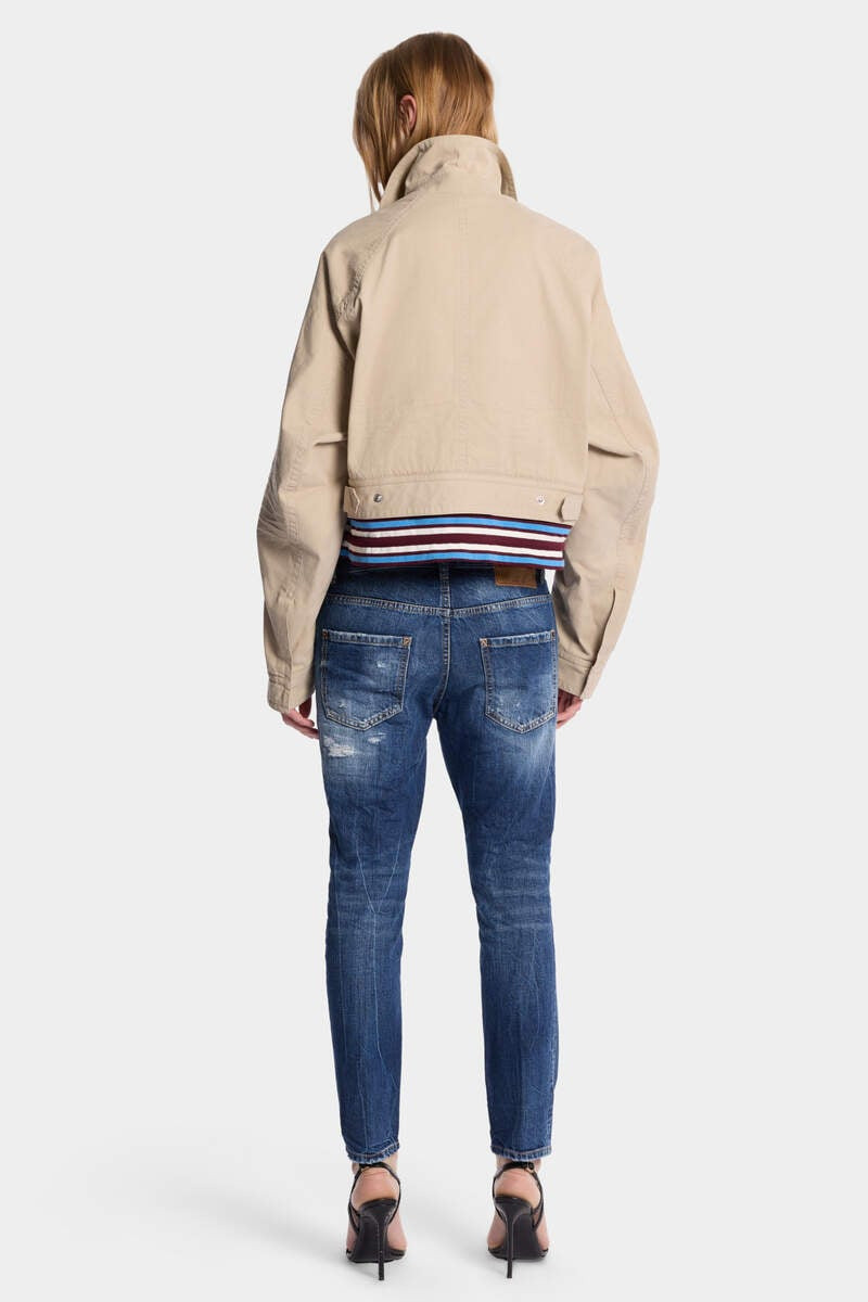 MEDIUM RIPPED WASH TEDDY JEANS 4