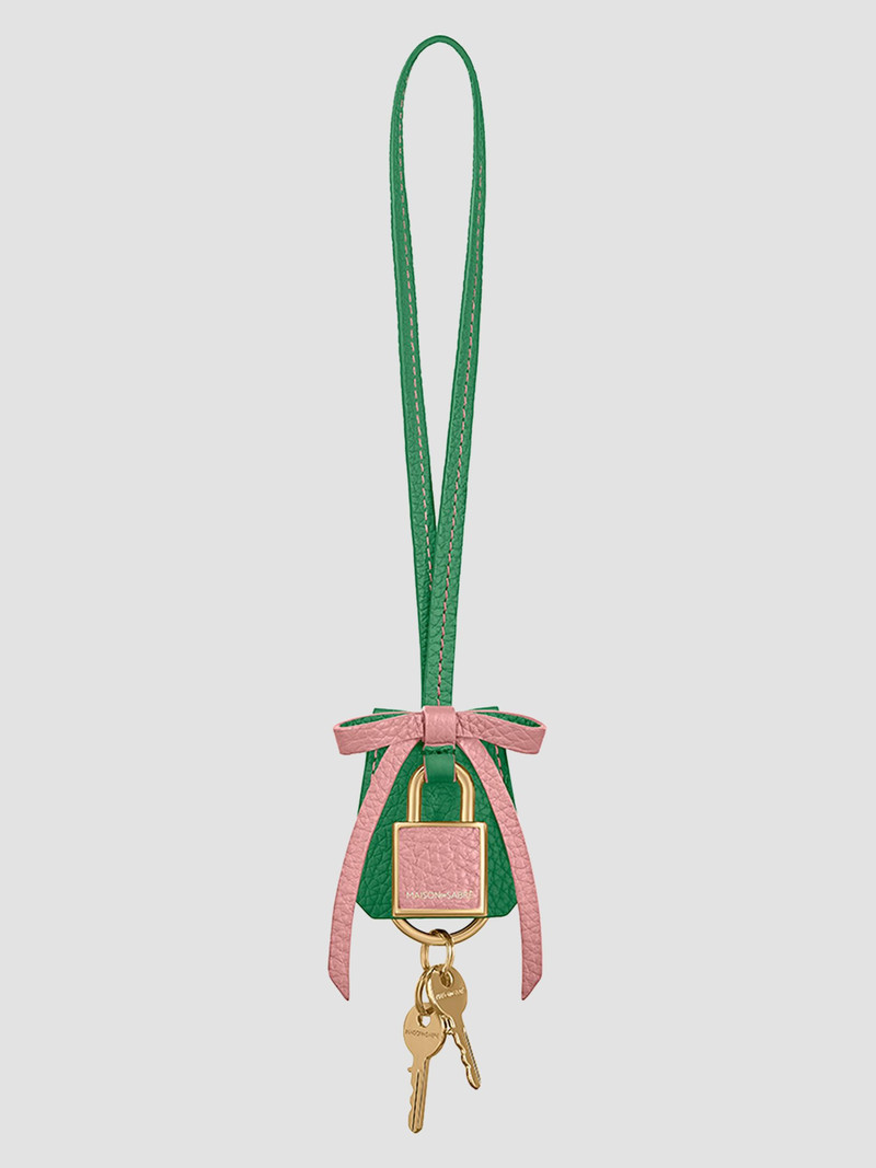 Women's The Bow Padlock Charm - Emerald Lily 1