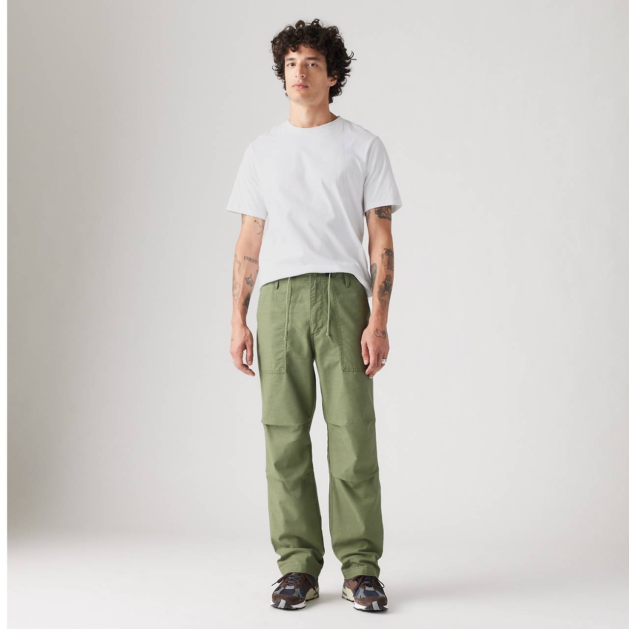 LOOSE STRAIGHT SURPLUS MEN'S PANTS - 2