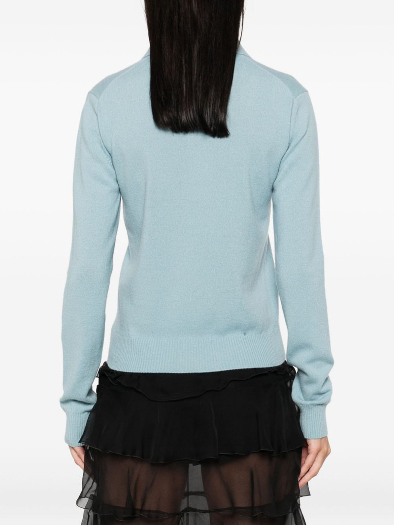 button-fastening polo top 4