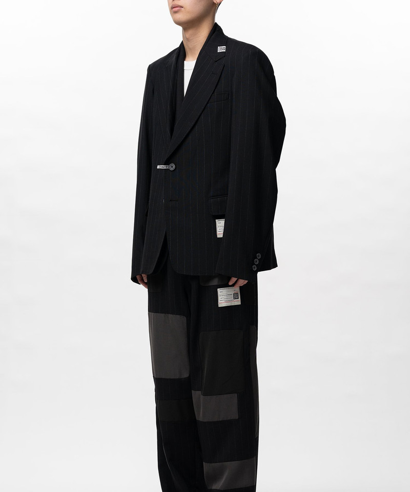 Front Layered Wool Jacket 7