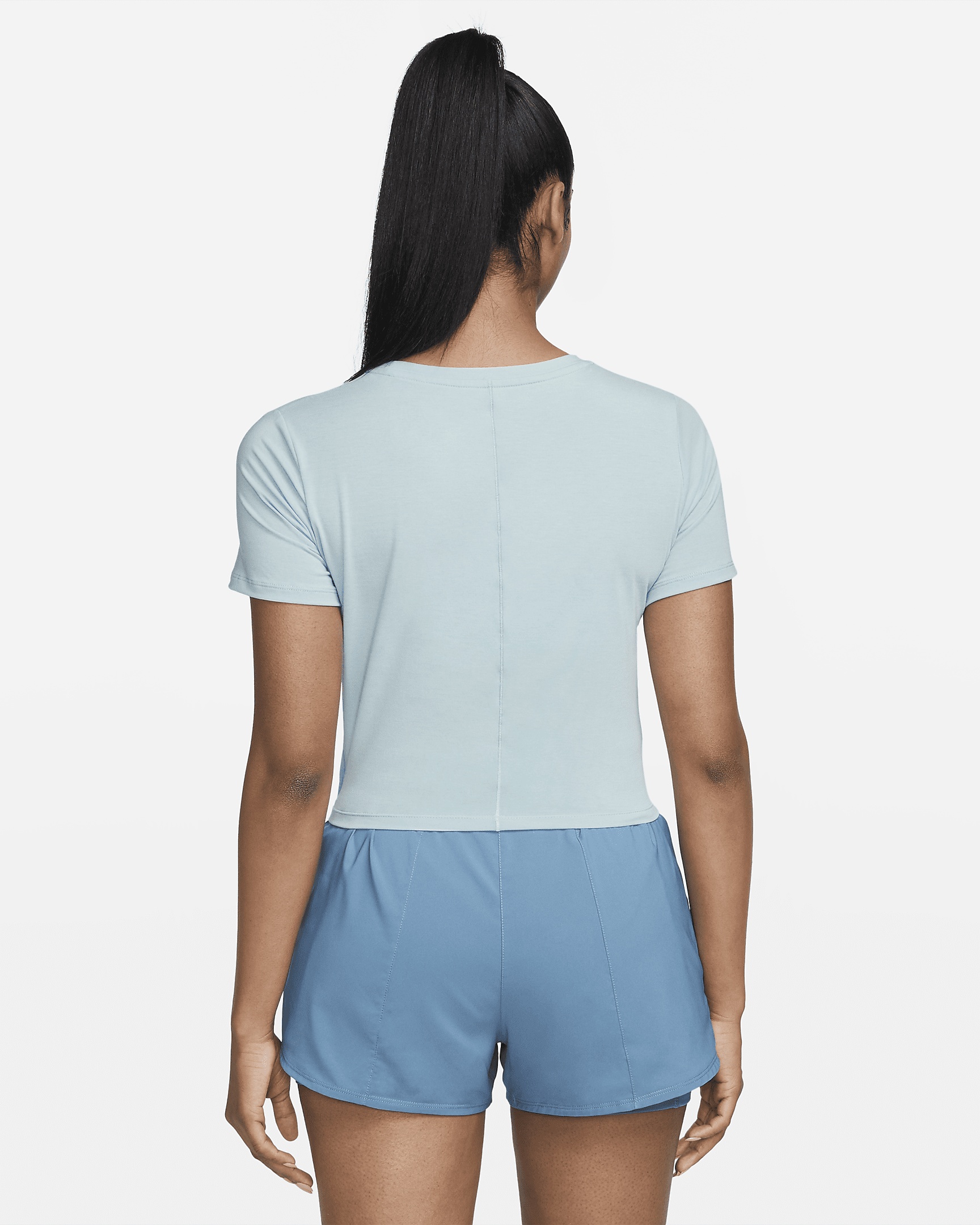 Nike Dri-FIT One Luxe Women's Twist Cropped Short-Sleeve Top - 2