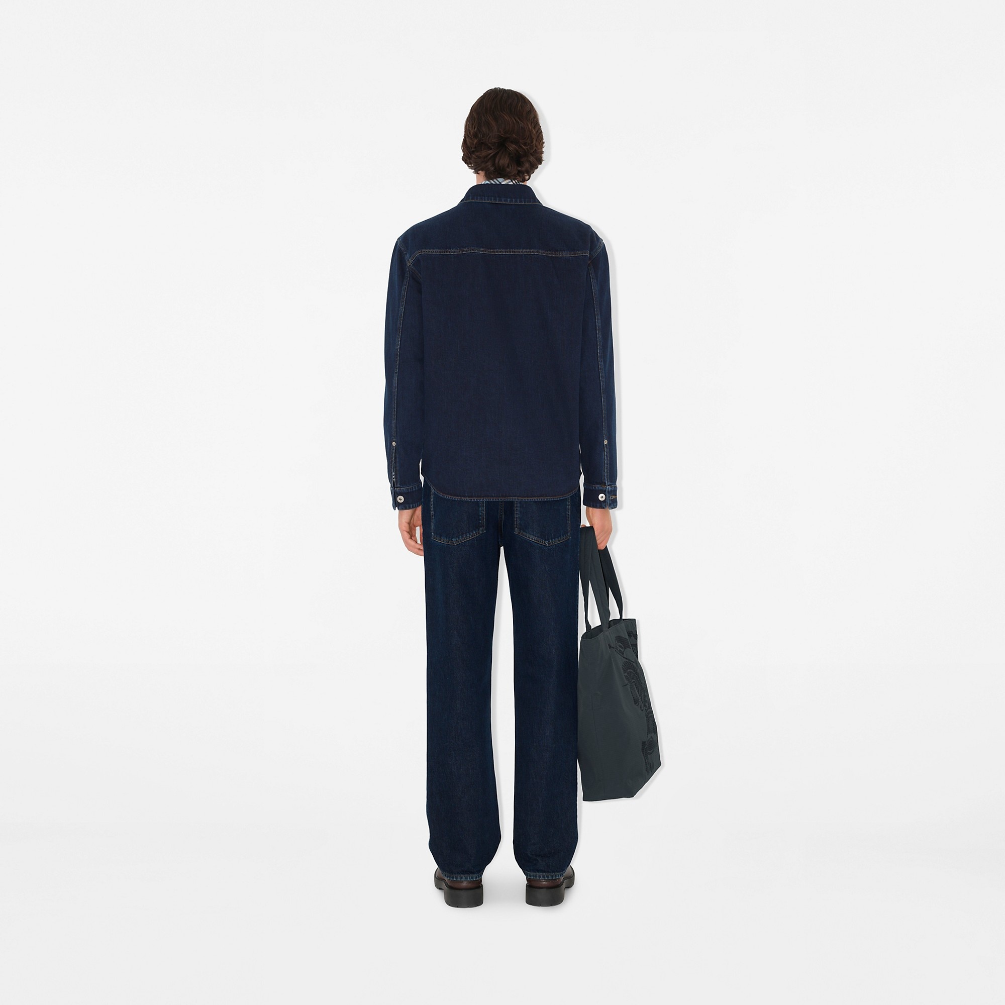 Relaxed Fit Denim Shirt - 4
