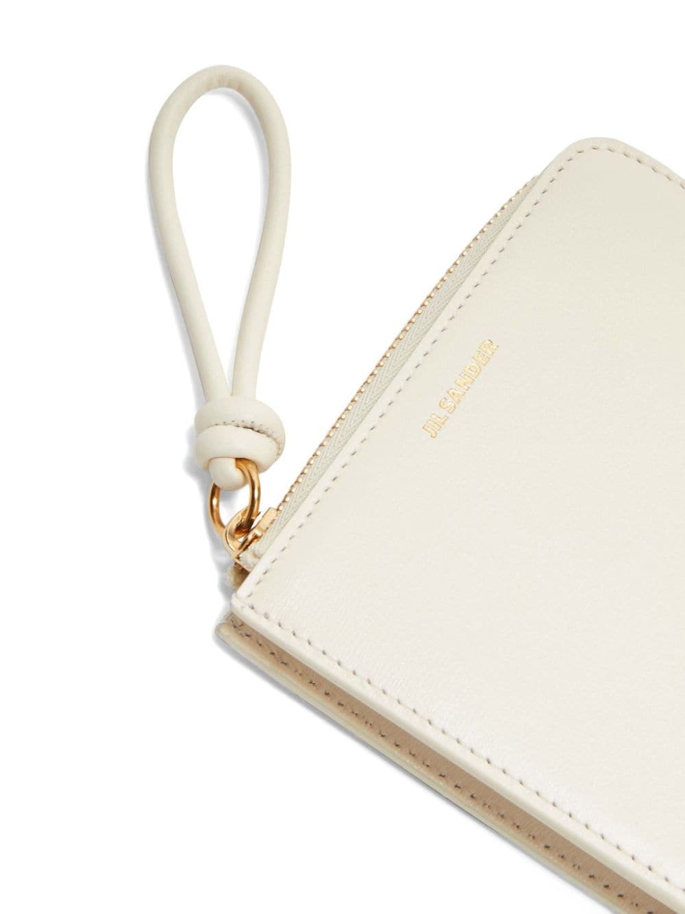 debossed-logo calf leather wallet - 4