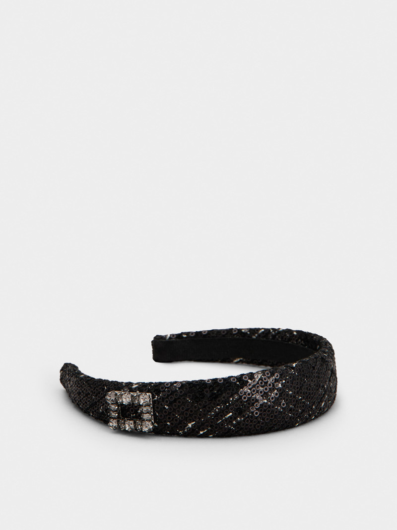 Roger Vivier Très Vivier Hairband in tweed outlook