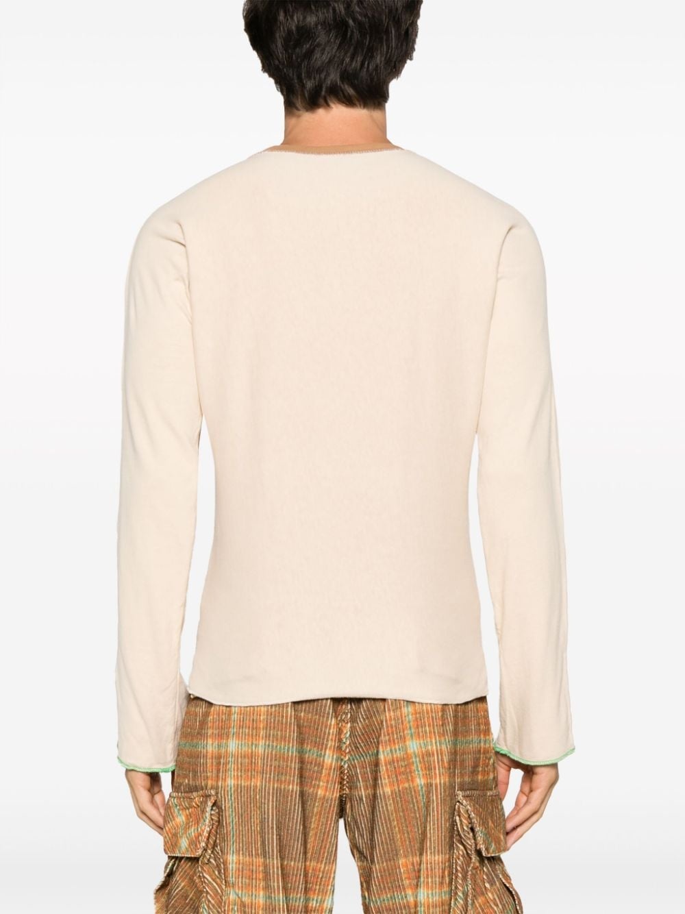 slogan-print long-sleeve T-shirt - 4