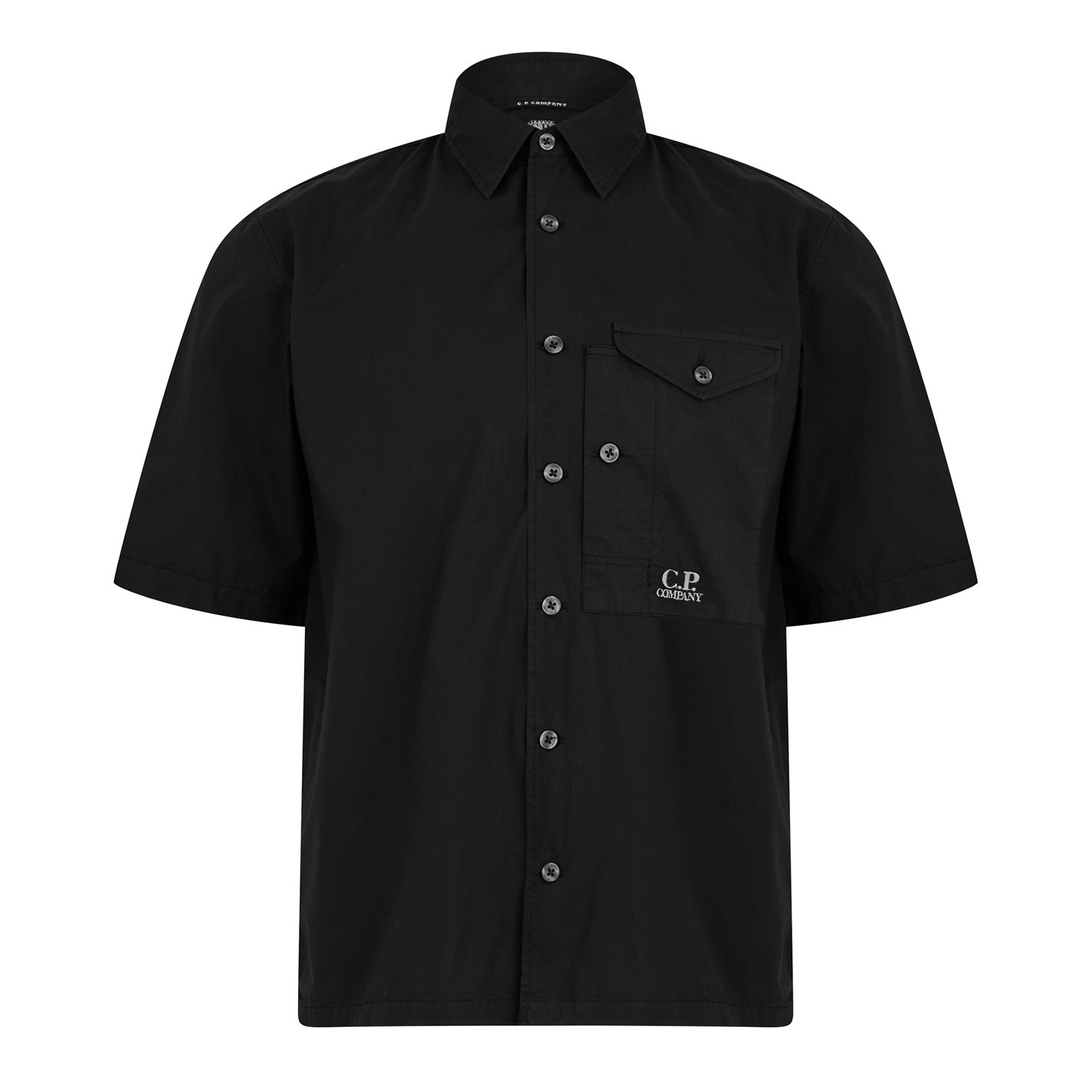 SHORT SLEEVE POPLIN SHIRT - 1