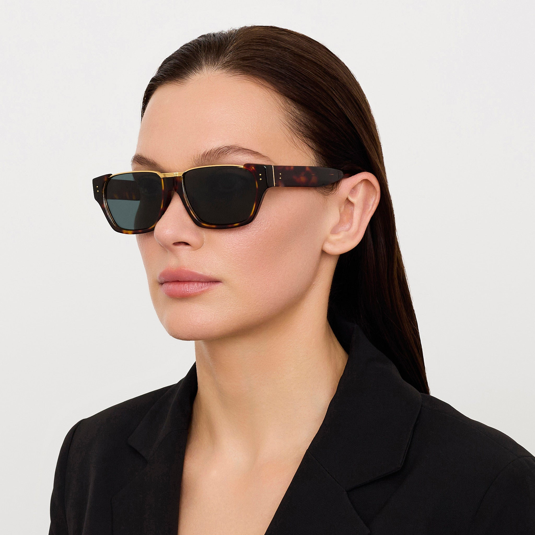 Marcel Sunglasses in Dark Tortoiseshell - 6