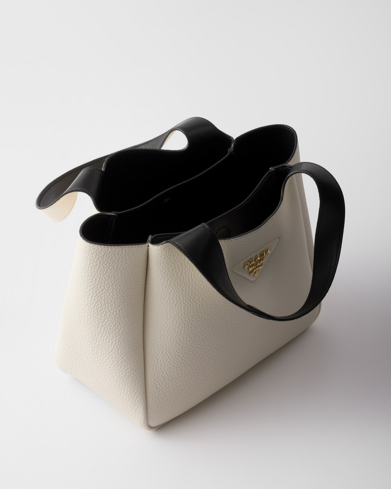 Small leather tote bag 4
