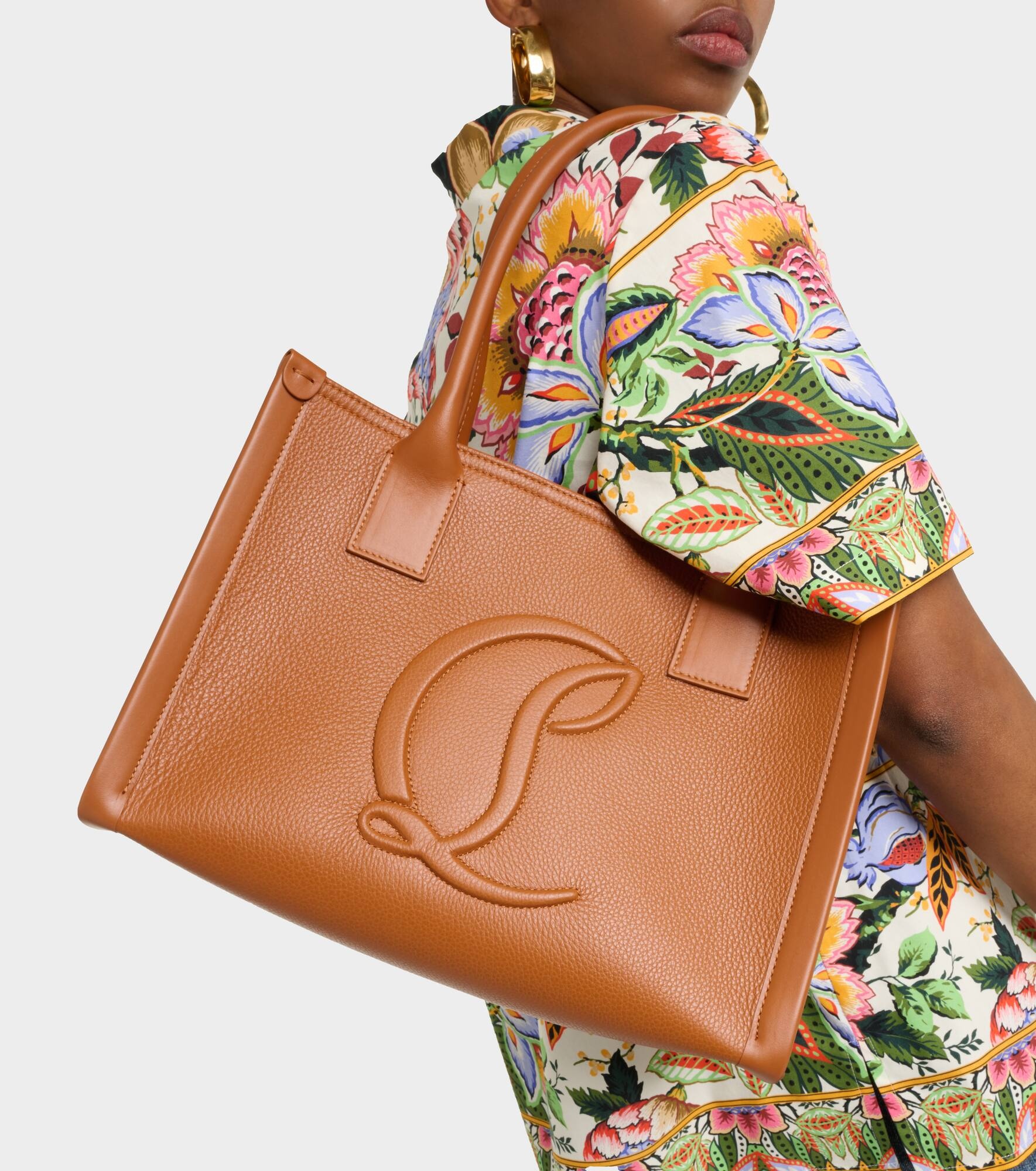 By My Side Large leather tote bag - 6