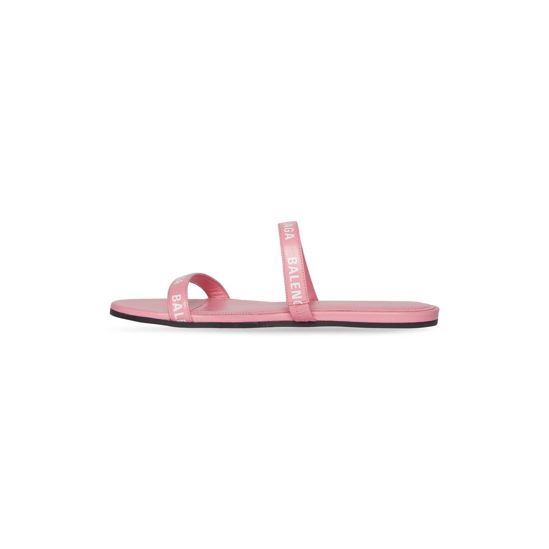 Women's Round Flat Sandal  in Pink - 4