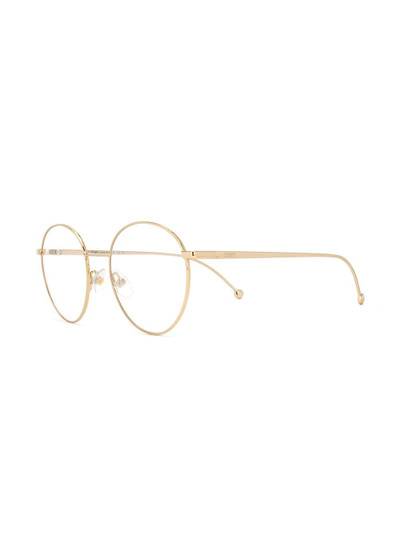 FENDI round frame glasses outlook