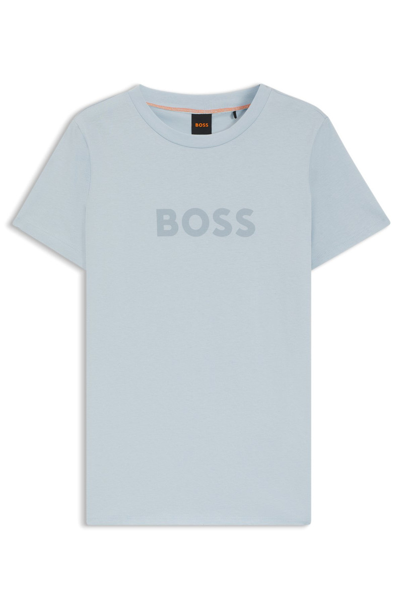 COTTON-JERSEY T-SHIRT WITH CONTRAST LOGO 1