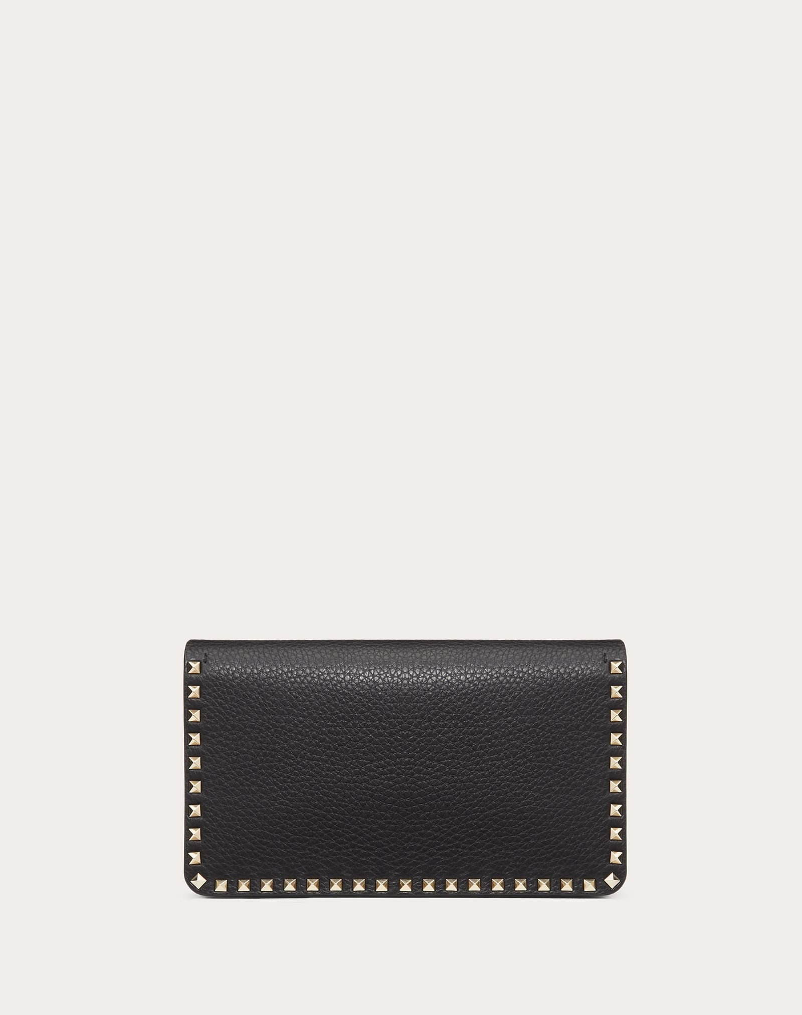 Rockstud Grainy Calfskin Clutch - 3