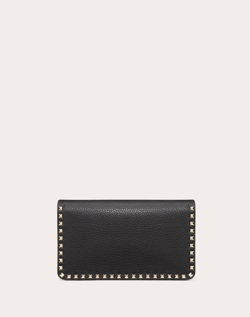 Rockstud Grainy Calfskin Clutch 3