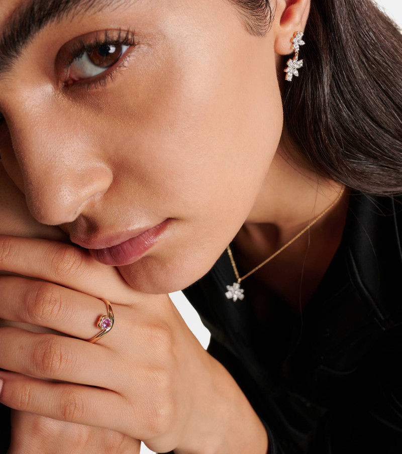 STONE AND STRAND Sweetheart Bonbon Merge 10kt gold ring with tourmaline outlook