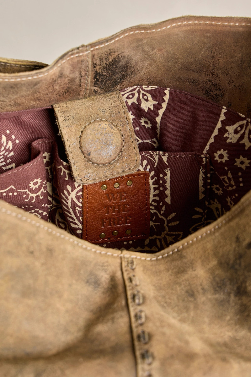 We The Free Dallas Distressed Suede Bag 4