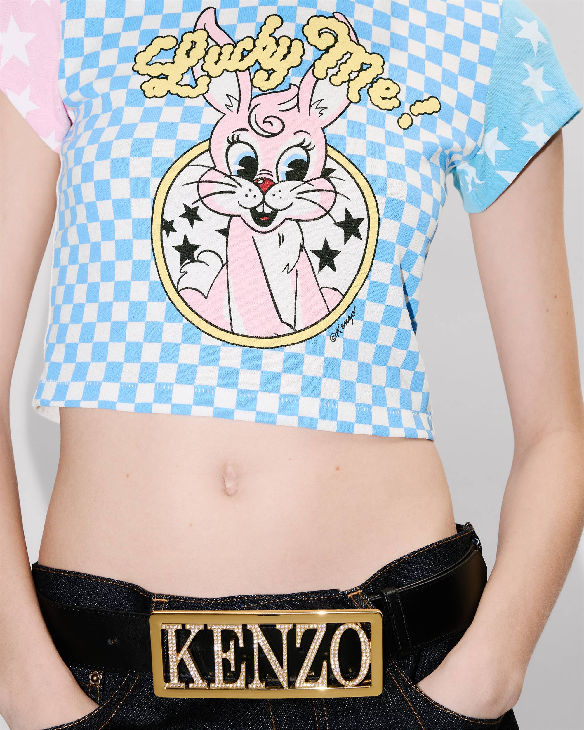 'KENZO Cartoon' cropped T-shirt in cotton - 7