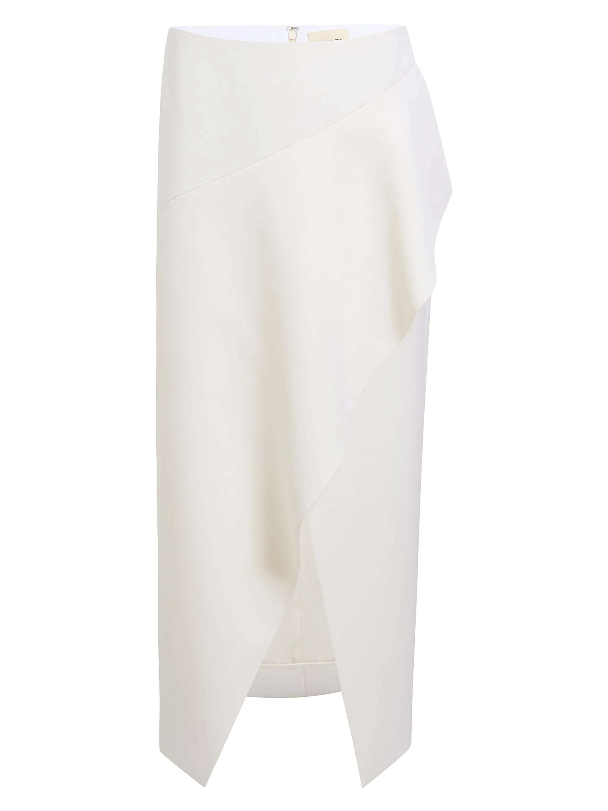 Women's Jaia Ruffle Wool Maxi Skirt - Cream - 1