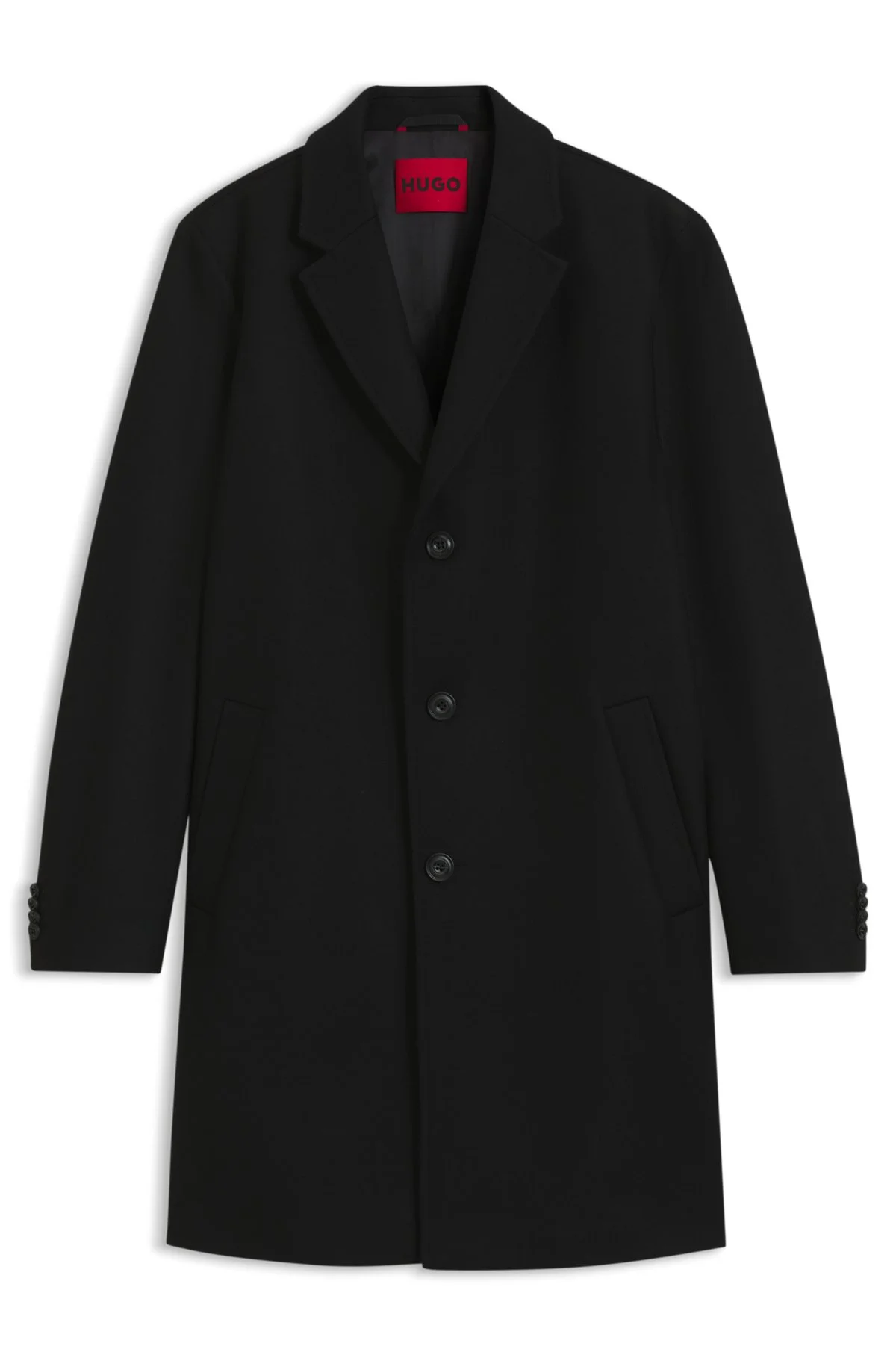 REGULAR-FIT COAT IN A VIRGIN-WOOL BLEND - 1