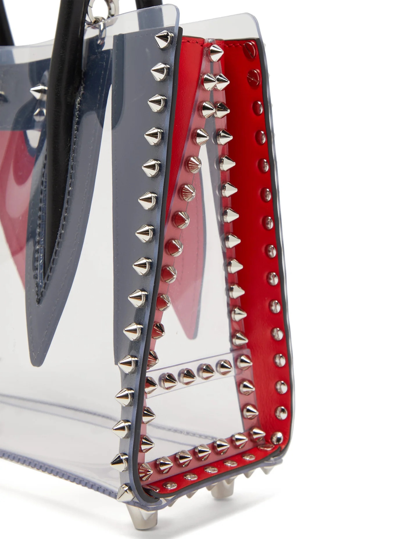 Paloma mini spiked PVC tote bag - 6