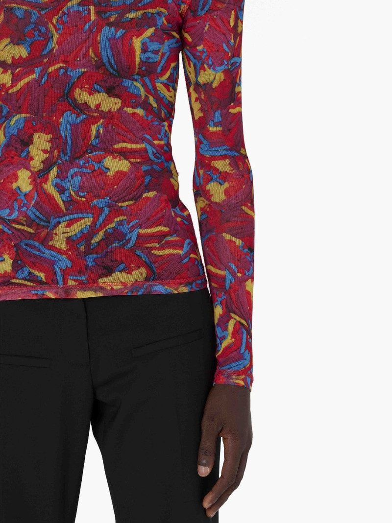 LONG SLEEVE MESH TOP 5