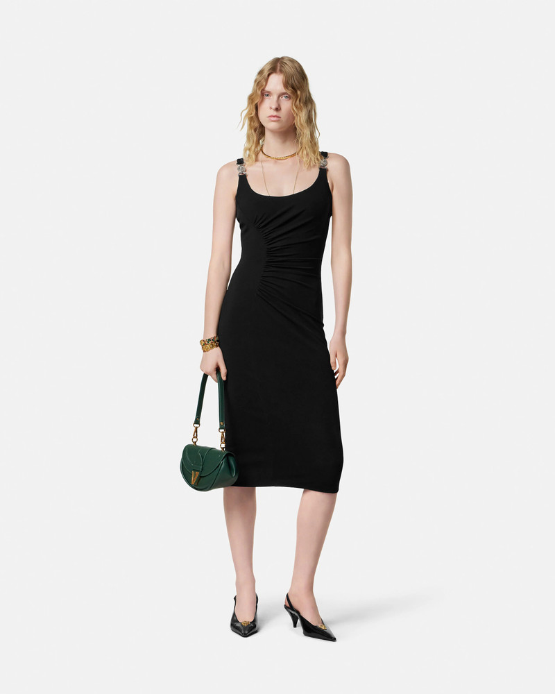 VERSACE Stretch Crêpe Jersey Midi Dress outlook