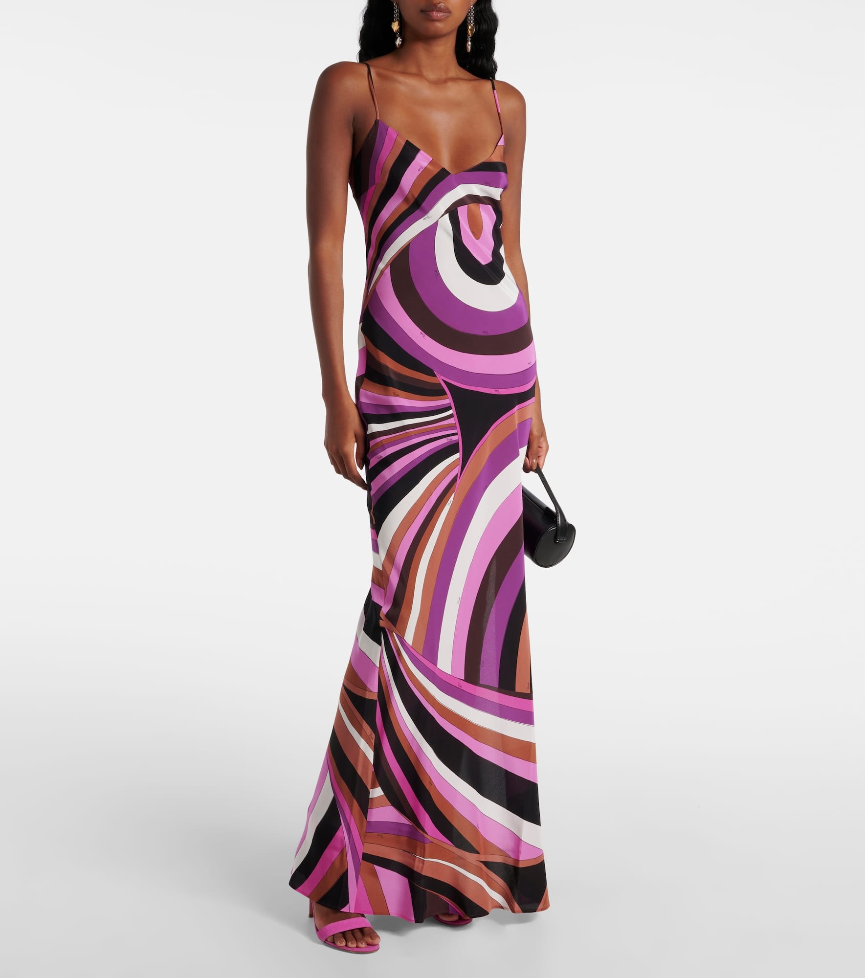 Iride silk slip dress - 2