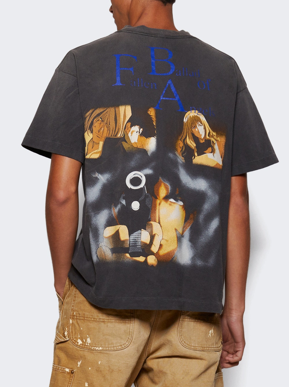 X Cowboy Bebop Short Sleeve Tee Black - 5