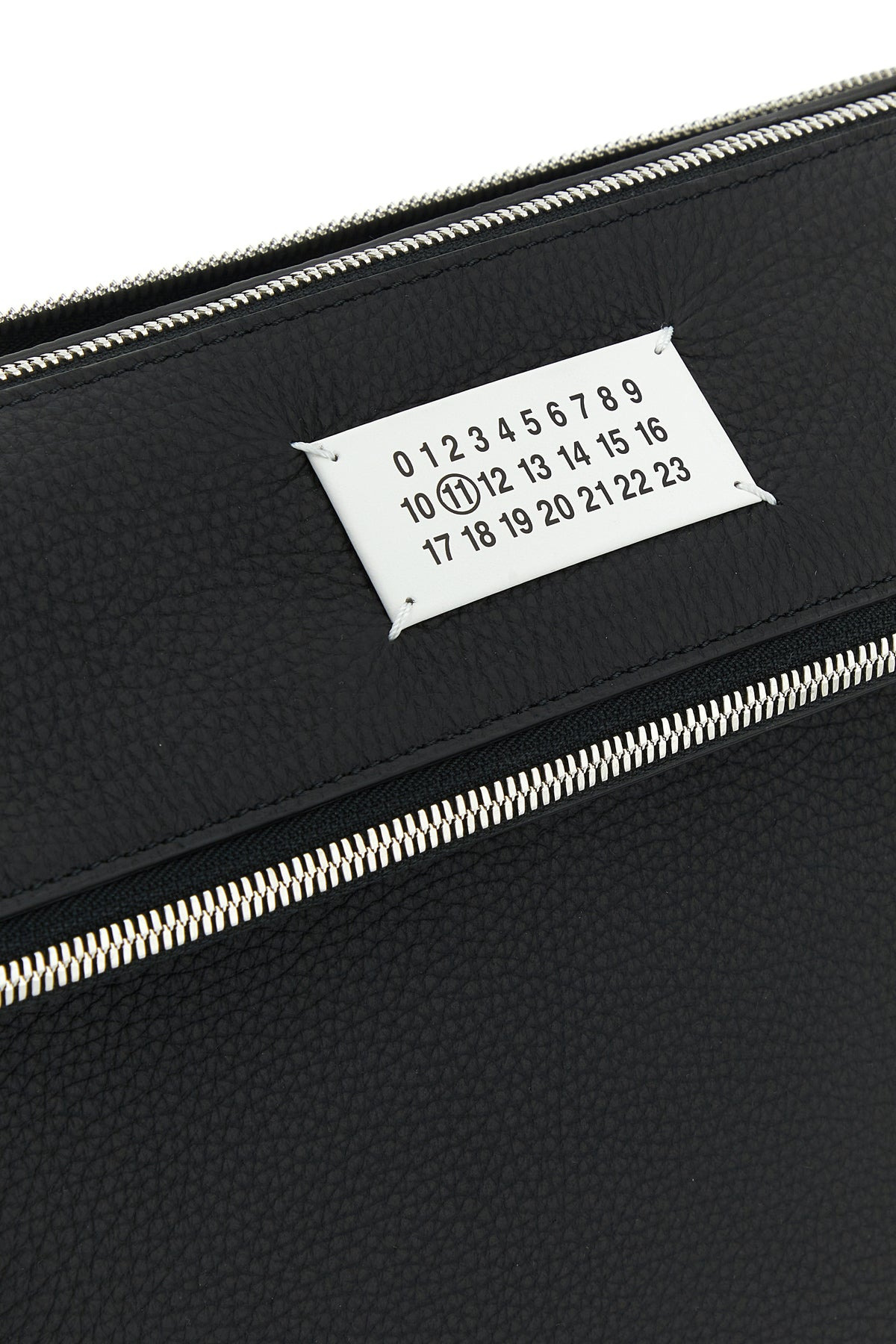 Black leather crossbody bag - 4