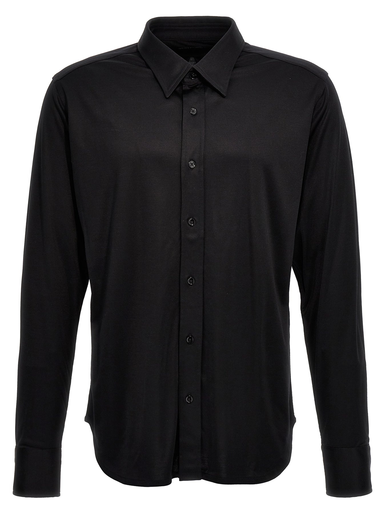 Silk Shirt Shirt, Blouse Black - 1