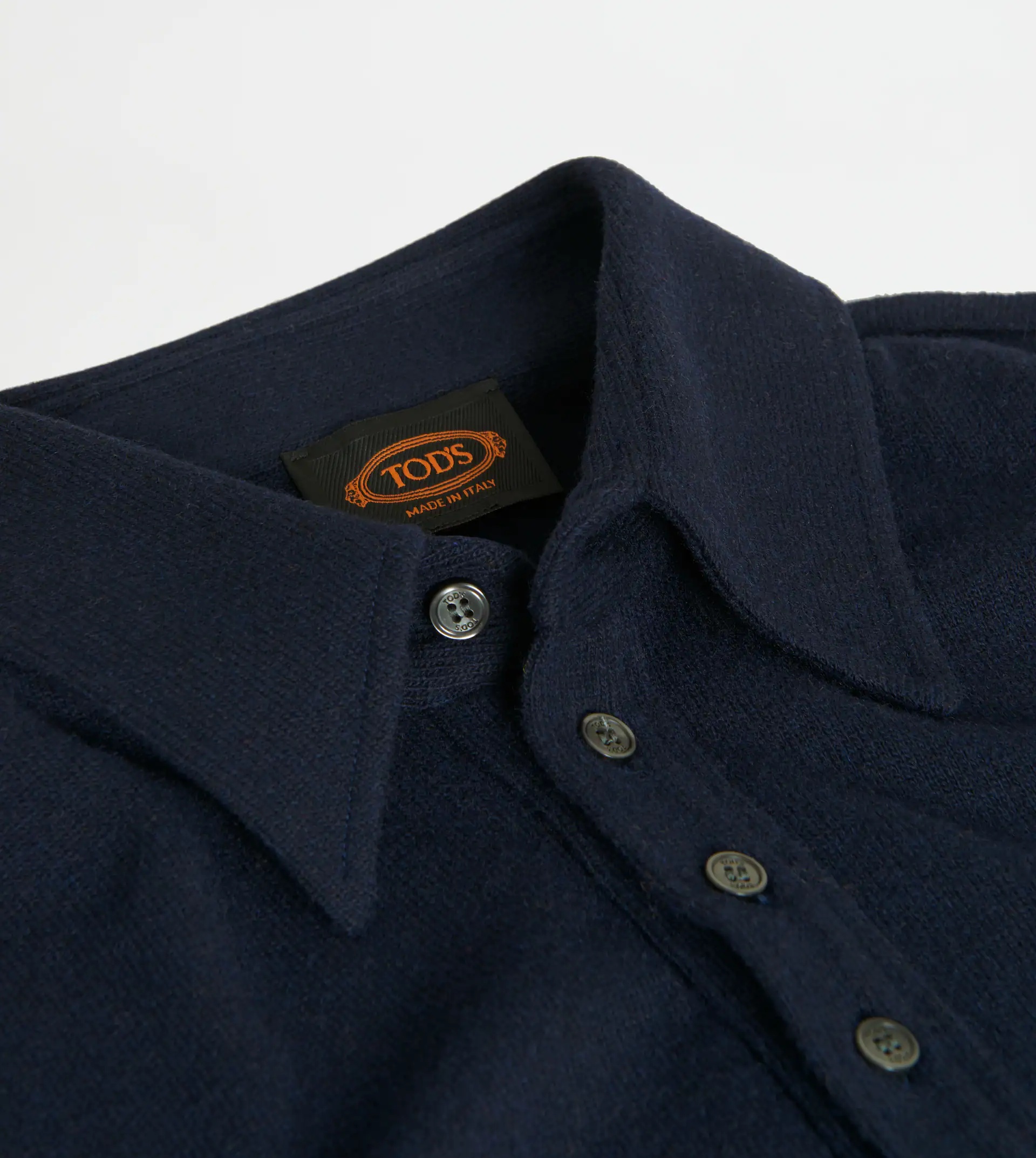 SHIRT IN MIXED WOOL - BLUE - 4