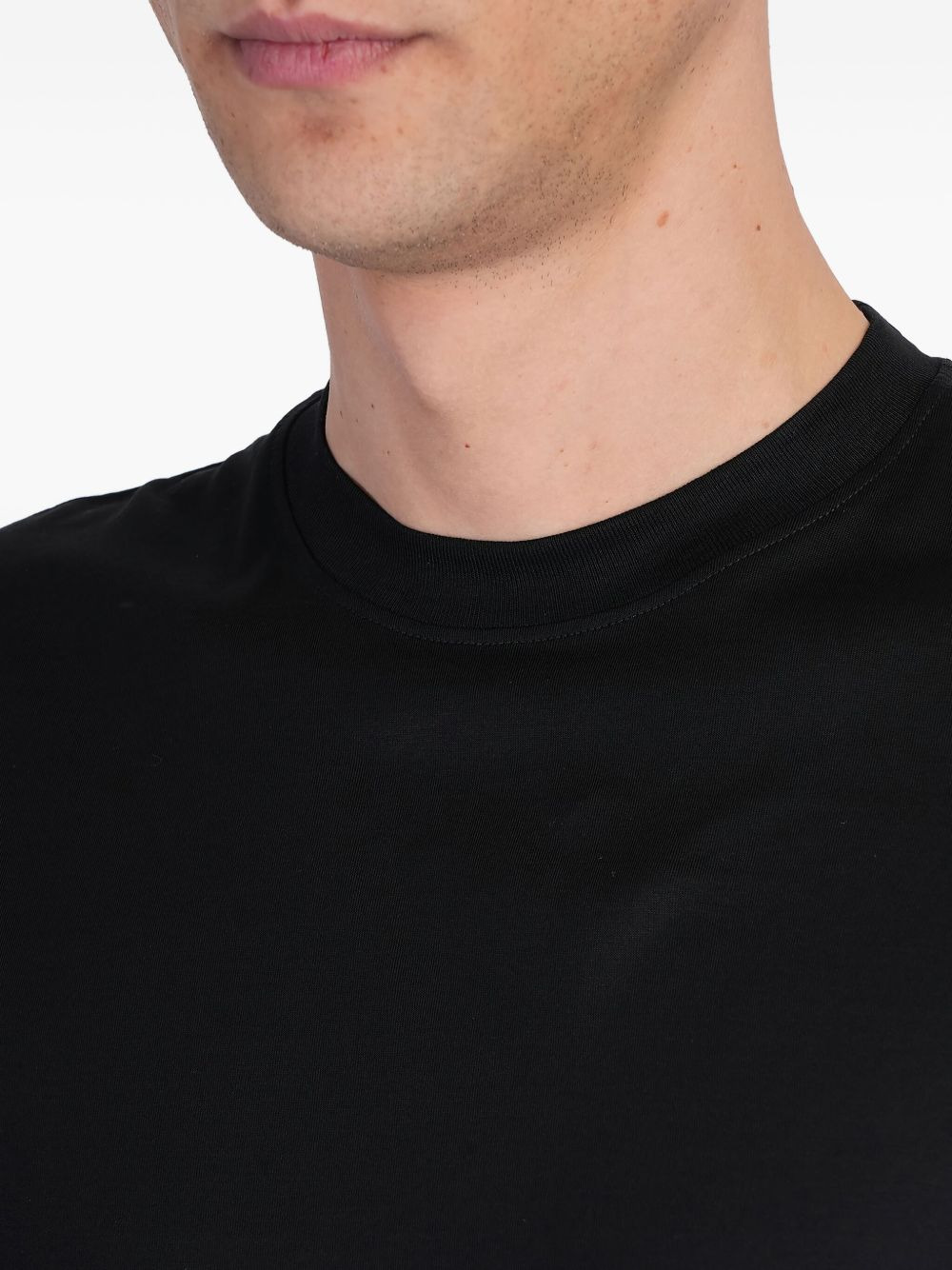 round-neck cotton T-shirt - 5