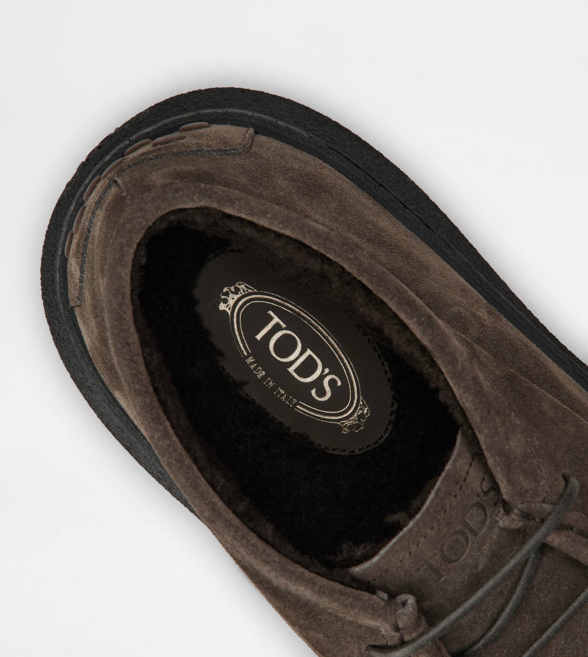 TOD'S W. G. DESERT BOOTS IN SUEDE - BROWN - 6