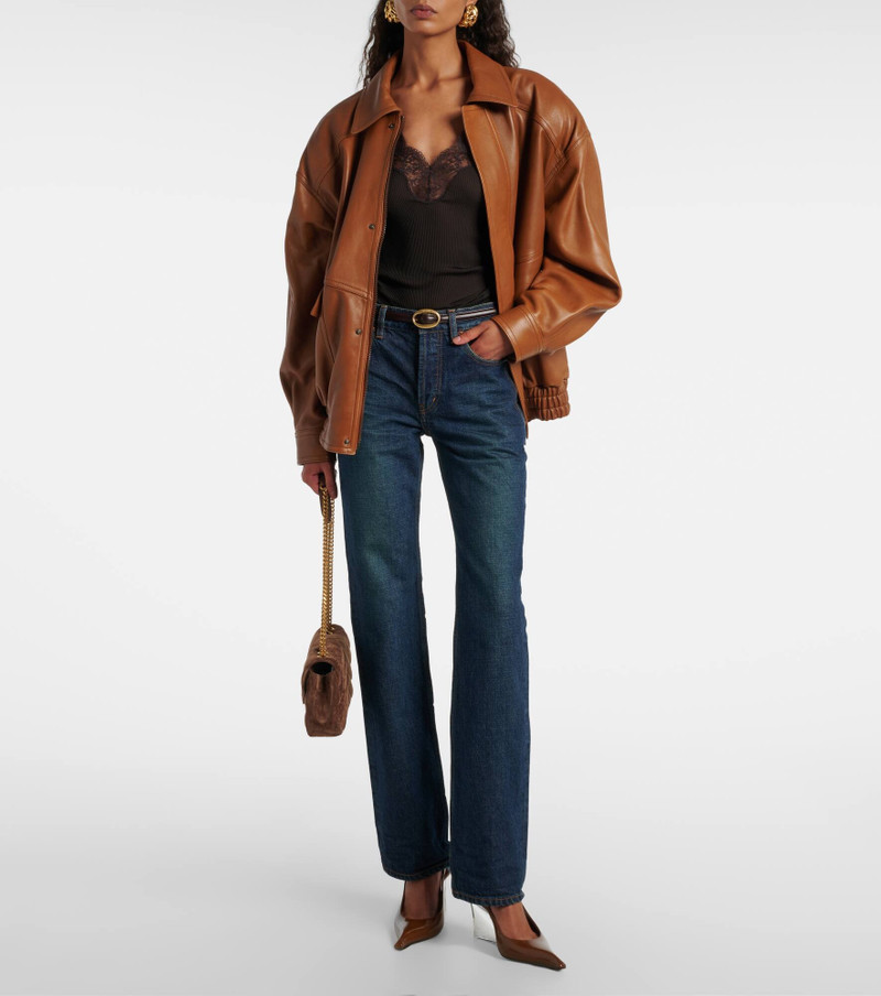 SAINT LAURENT Mid-rise bootcut jeans outlook