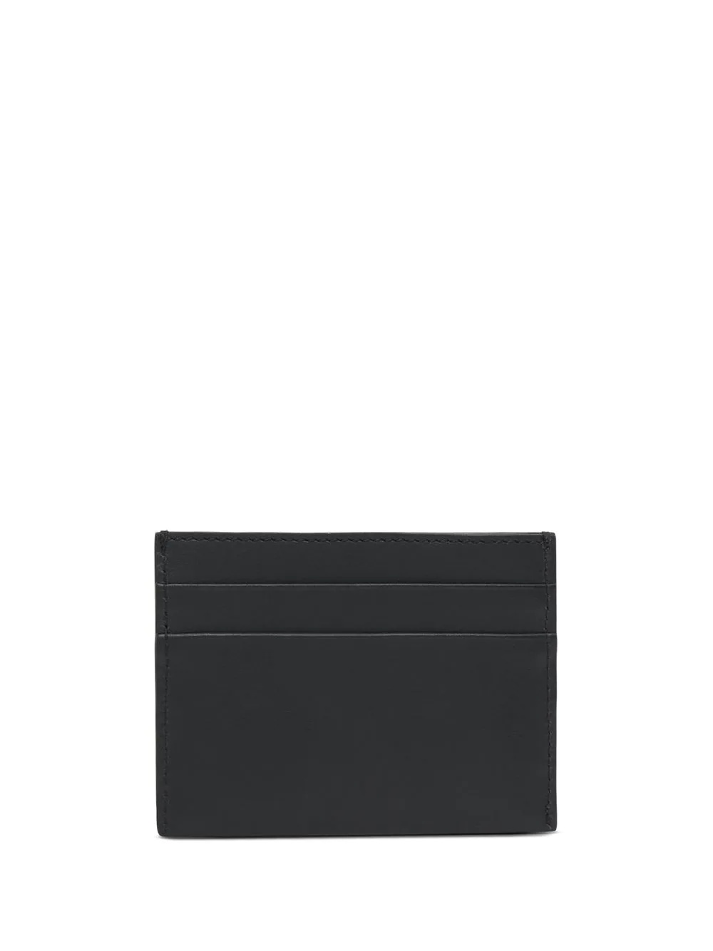 logo-plaque leather cardholder - 2