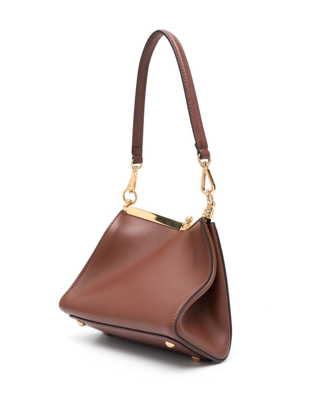 mini Vela leather tote bag - 3