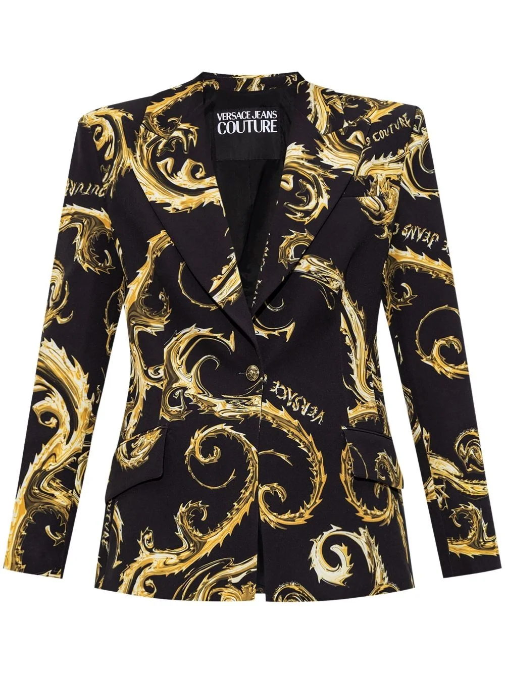 Barocco-print blazer - 1